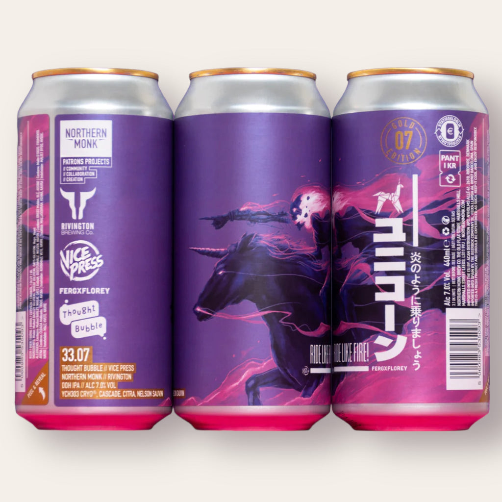 Buy Northern Monk - 33.07 THOUGHT BUBBLE // VICE PRESS // RIVINGTON // IPA | Free Delivery