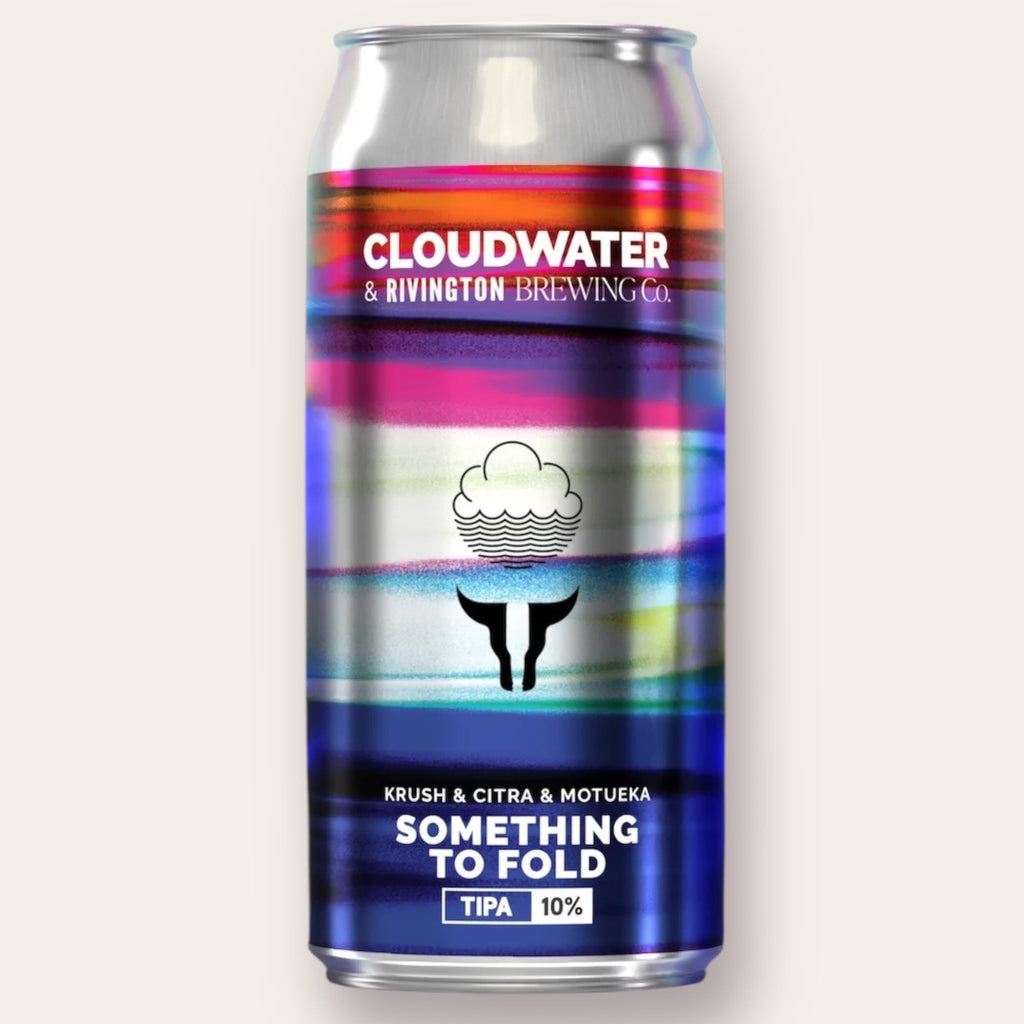 A 440ml Canof Beer from Cloudwater - Something to Fold (Rivington Collab) | Triple IPA - available from Grunting Growler Craft Beer)