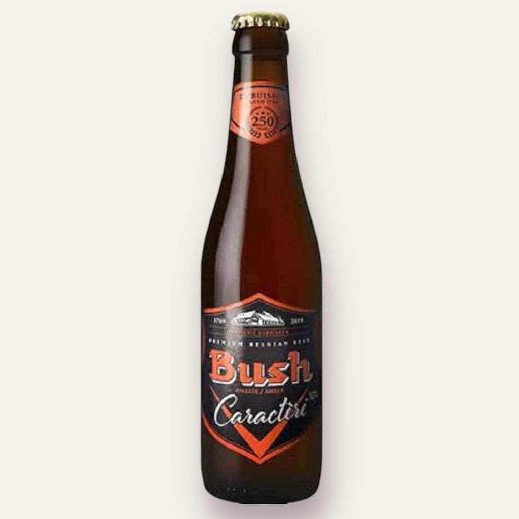 A 330ml Bottleof Beer from Bush - Caractere | Strong Amber Ale - available from Grunting Growler Craft Beer)