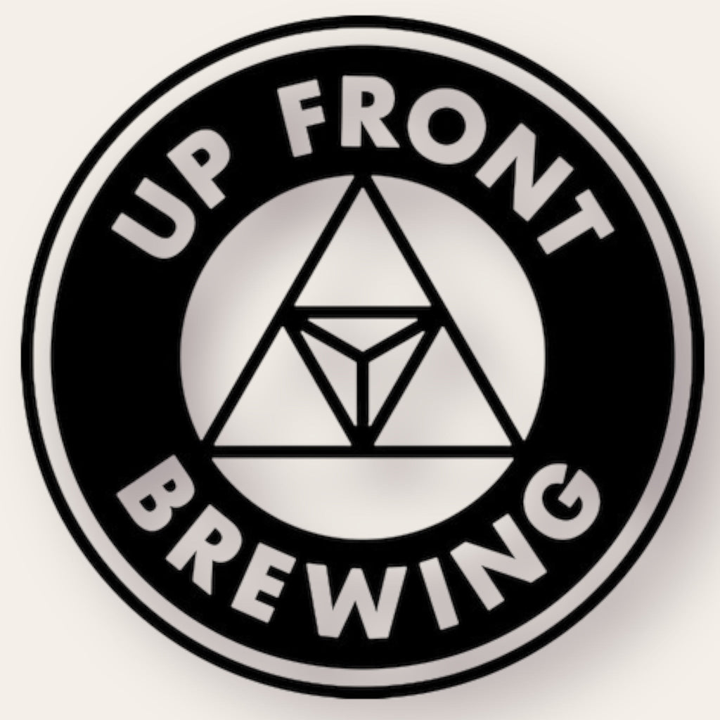 A 440ml Canof Beer from Up Front - Factory IPA | DDH New England IPA - available from Grunting Growler Craft Beer)
