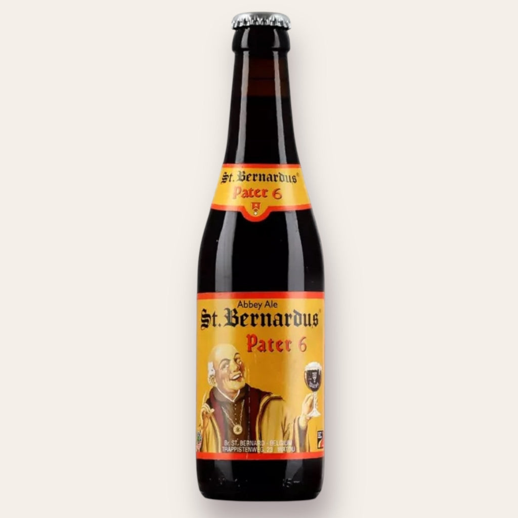 A 330ml Bottleof Beer from St. Bernardus - Pater 6 | Dubbel - available from Grunting Growler Craft Beer)