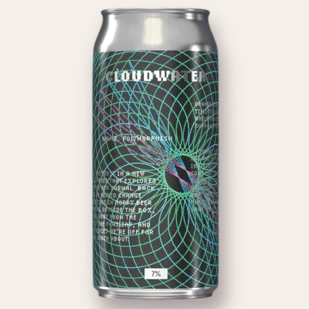 A 440ml Canof Beer from Cloudwater - Polymorphism | Artisanal Beer - available from Grunting Growler Craft Beer)