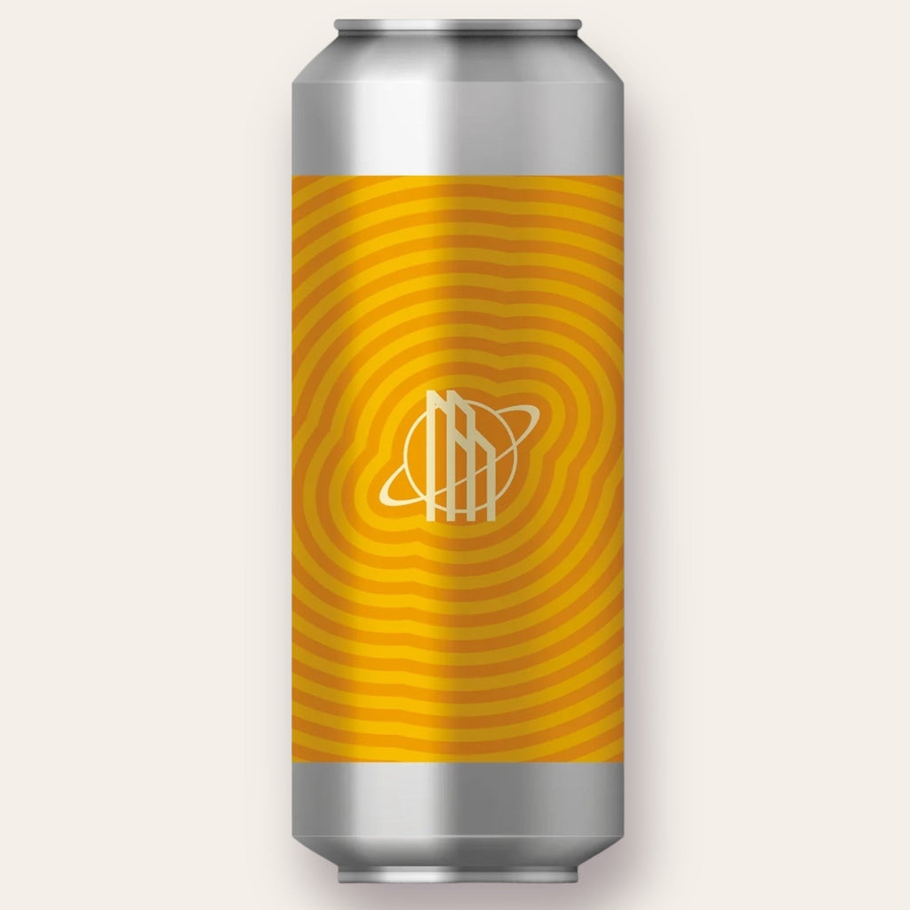 A 500ml Canof Beer from Makemake - Spaceshake: Mango | Fruited Pale Ale - available from Grunting Growler Craft Beer)