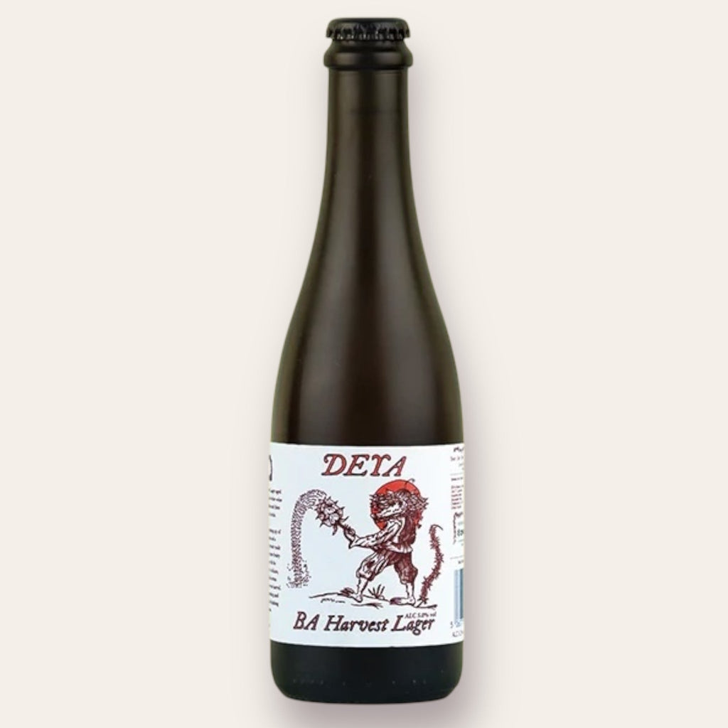 A 440ml Canof Beer from Deya - Barrel Aged Harvest Lager | Lager - available from Grunting Growler Craft Beer)