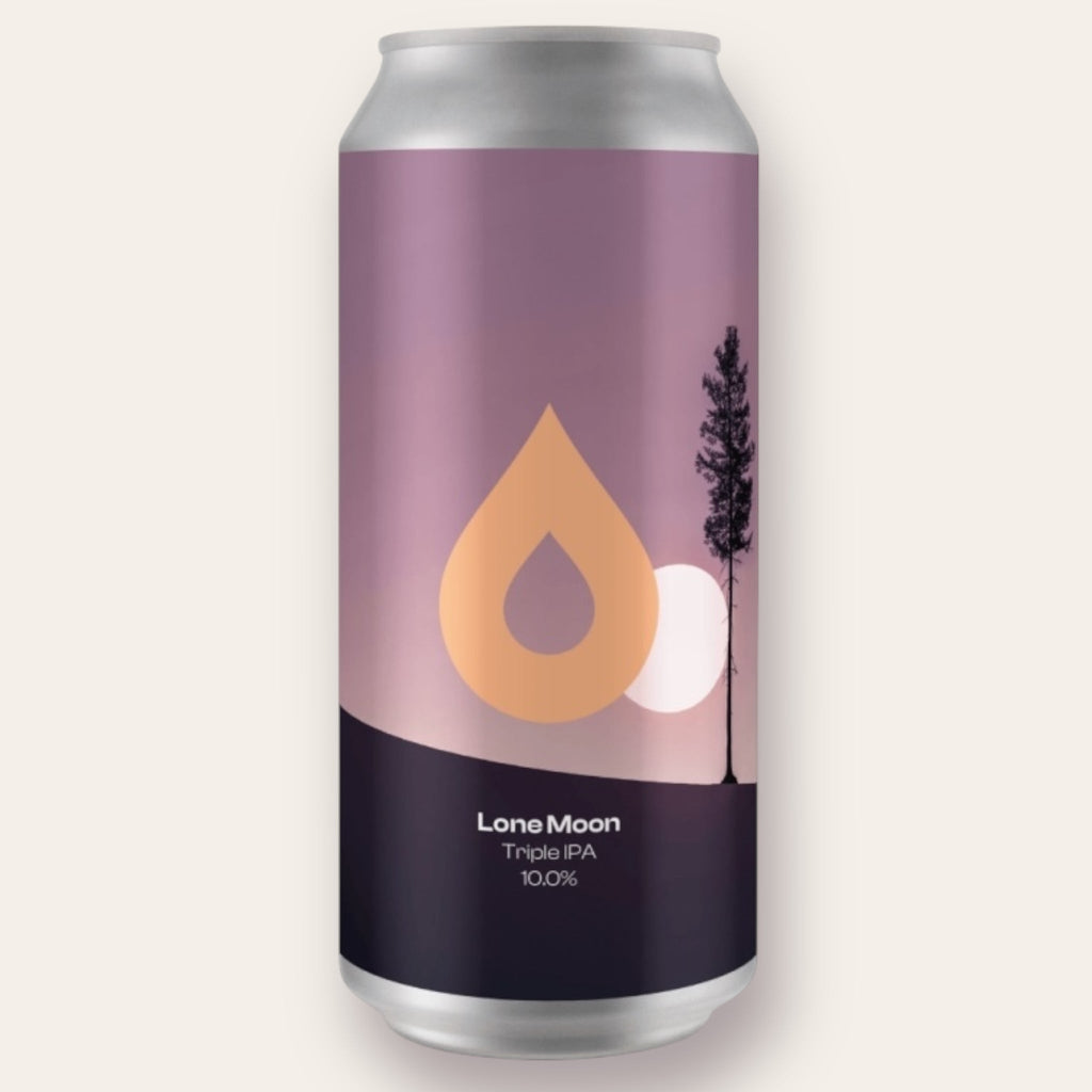 A 440ml Canof Beer from Polly's Brew - Lone Moon | Triple IPA - available from Grunting Growler Craft Beer)
