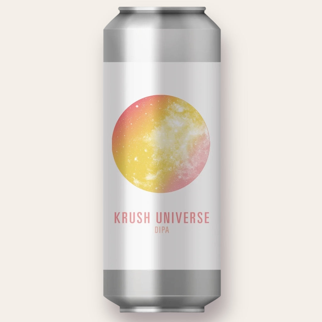A 500ml Canof Beer from Makemake - Krush Universe | Double IPA - available from Grunting Growler Craft Beer)