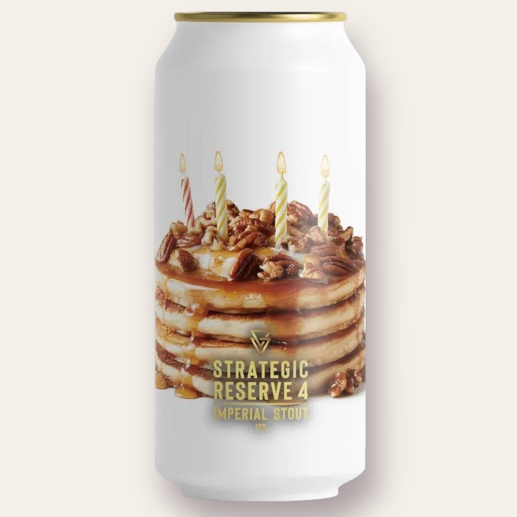 A 440ml Canof Beer from Azvex - Strategic Reserve 4 | Imperial Stout - available from Grunting Growler Craft Beer)
