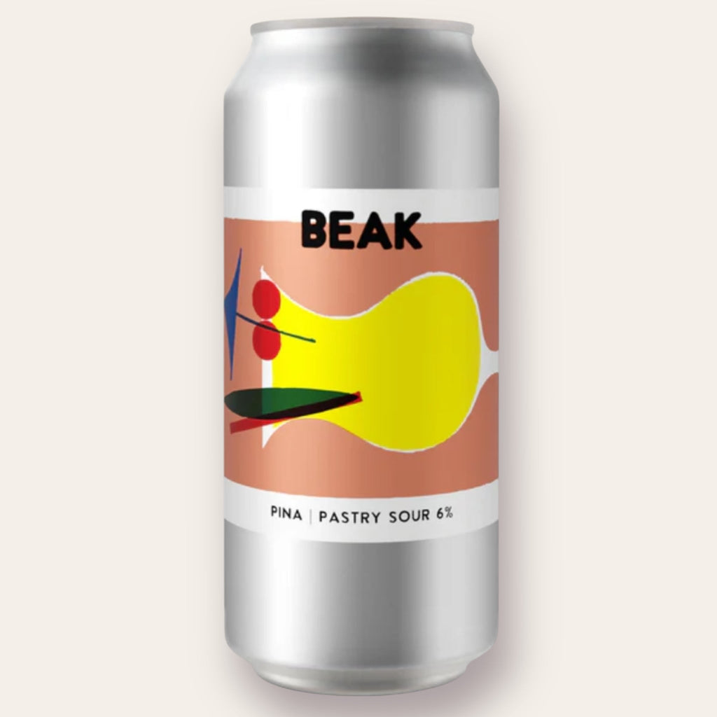 A 440ml Canof Beer from Beak - Pina | Smoothie Sour - available from Grunting Growler Craft Beer)