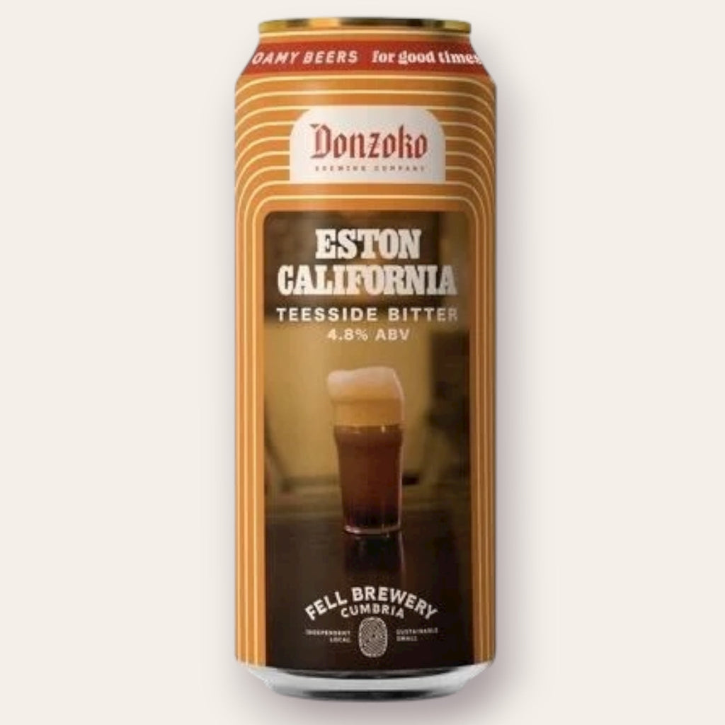 A 500ml Canof Beer from Donzoko - Eston California | Nitro Bitter - available from Grunting Growler Craft Beer)