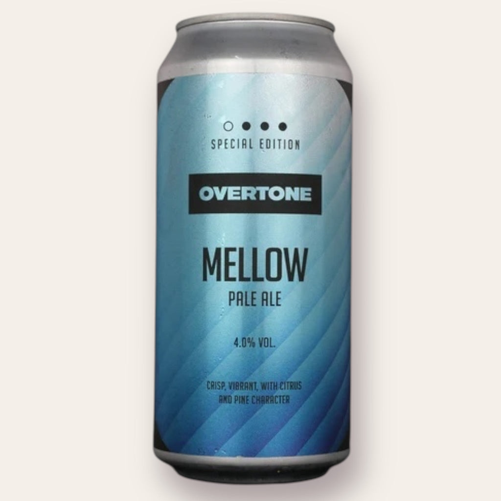 A 440ml Canof Beer from Overtone - Mellow | Pale Ale - available from Grunting Growler Craft Beer)