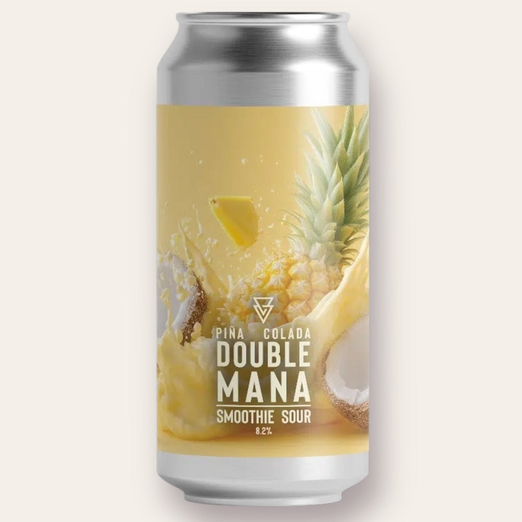 A 440ml Canof Beer from Azvex Brewing Company - Double MANA - Piña Colada Smoothie Sour | Pastry Sour - available from Grunting Growler Craft Beer)