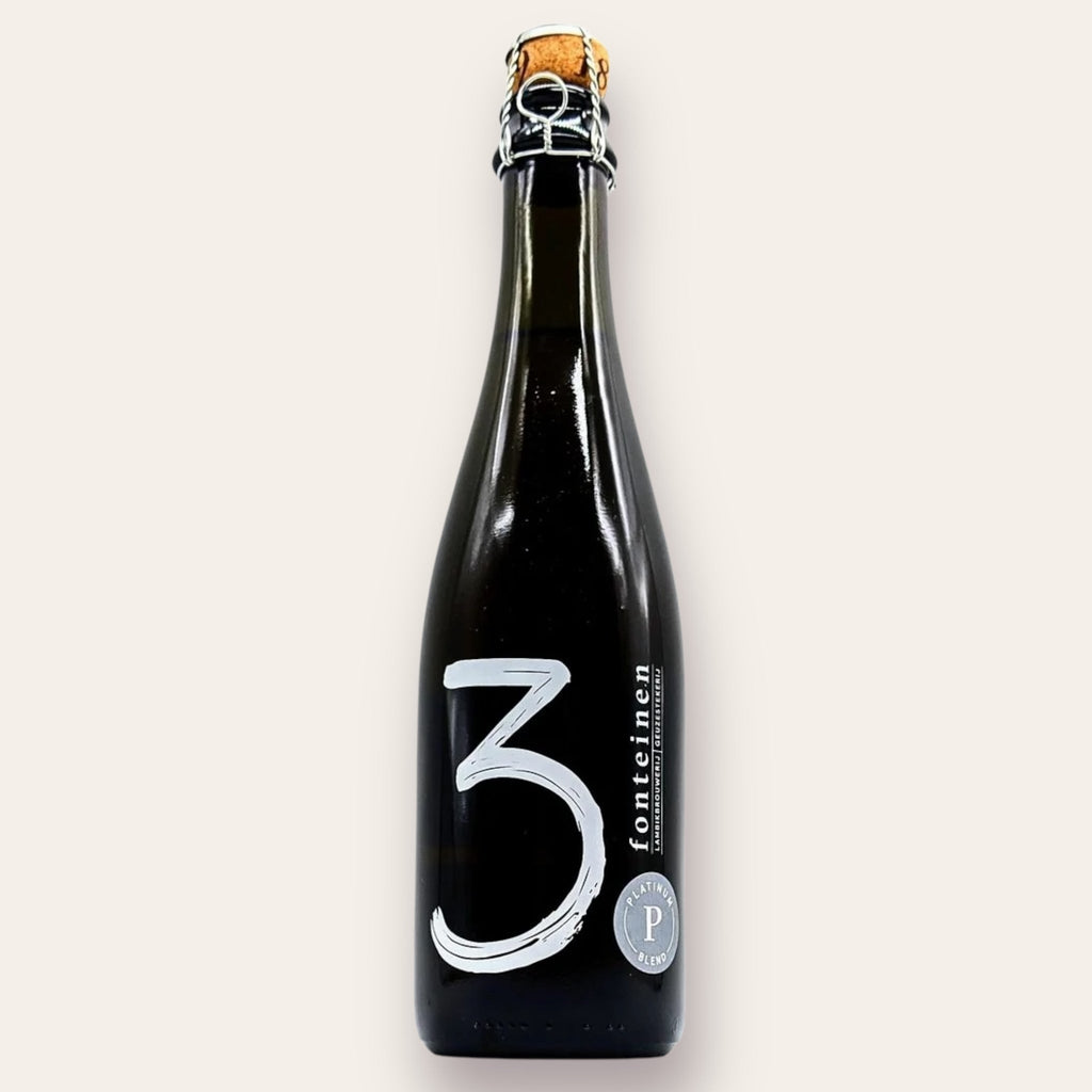 A 750ml Bottleof Beer from 3 Fonteinen - Platinum Blend + Honey | Lambic - available from Grunting Growler Craft Beer)