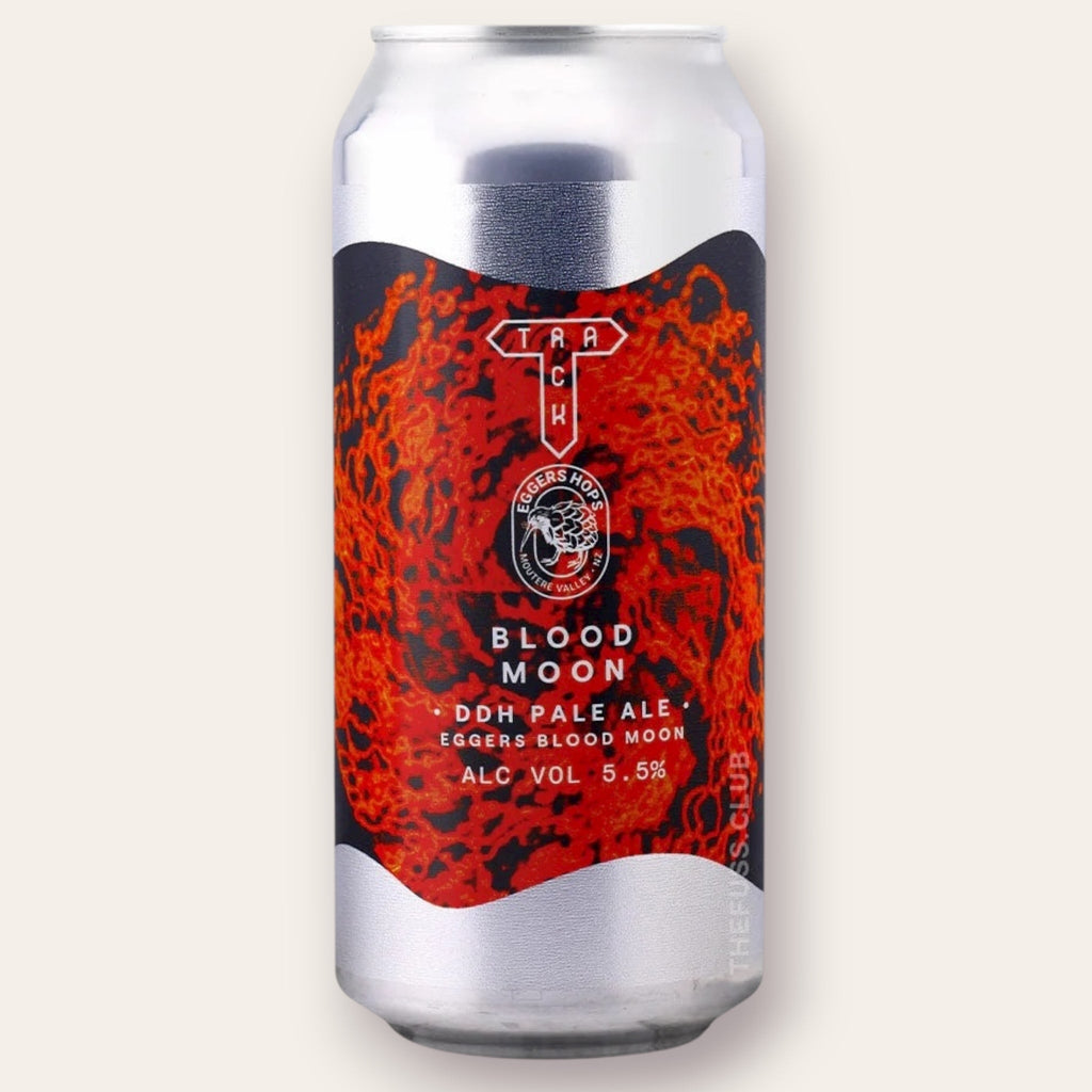 A 440ml Canof Beer from Track  - Blood Moon (collab Eggers Hops) | Hazy Pale Ale - available from Grunting Growler Craft Beer)