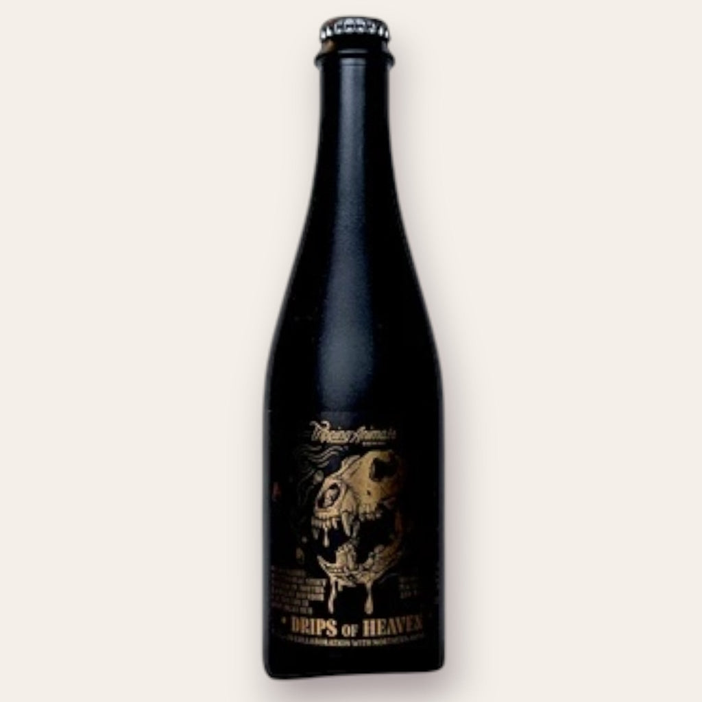 A 500ml Bottleof Beer from Tripping Animals - Drips Of Heaven | Imperial Stout - available from Grunting Growler Craft Beer)