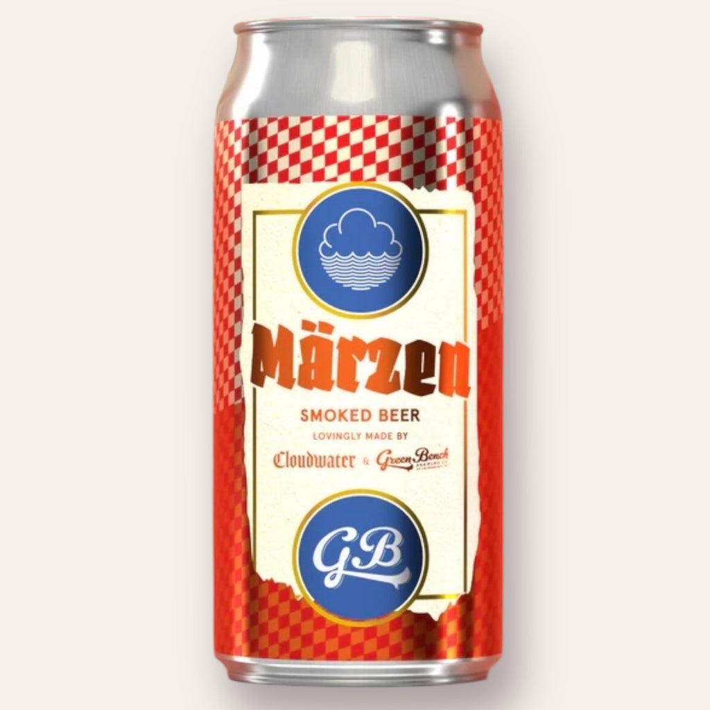 A 440ml Canof Beer from Cloudwater - Smoked Marzen (Green Bench Collab) | Marzen - available from Grunting Growler Craft Beer)