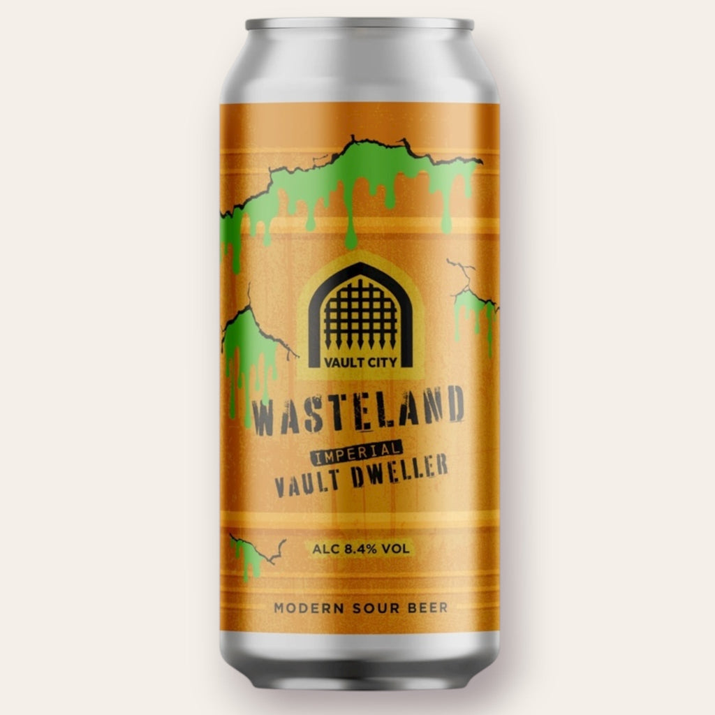 A 440ml Canof Beer from Vault City - Wasteland | Fruited Sour - available from Grunting Growler Craft Beer)