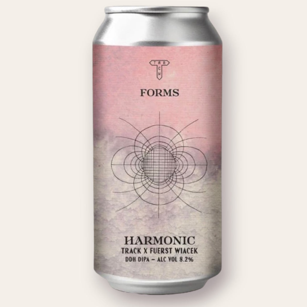 A 440ml Canof Beer from Track  - Harmonic (collab Fuerst Wiacek) | Double IPA - available from Grunting Growler Craft Beer)