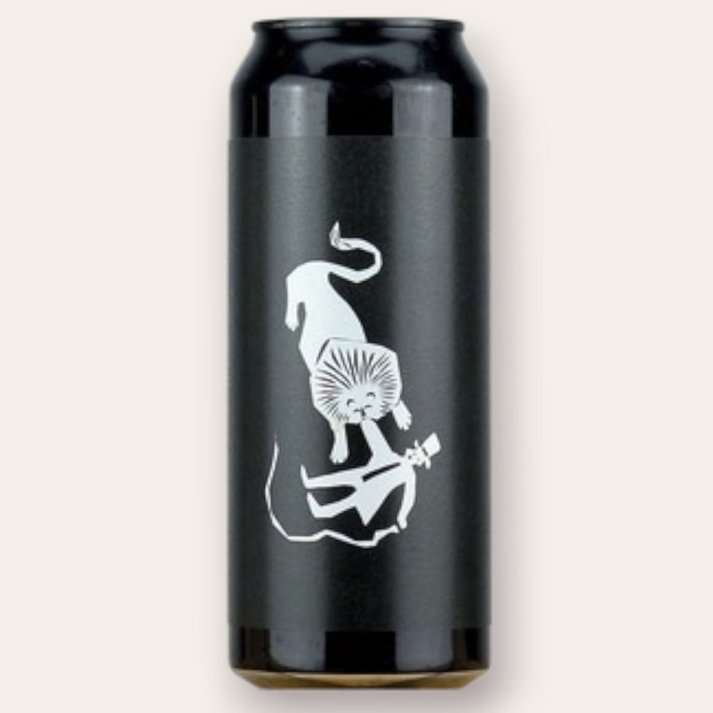 A 500ml Canof Beer from Baron - Lion Tamer | Imperial Stout - available from Grunting Growler Craft Beer)