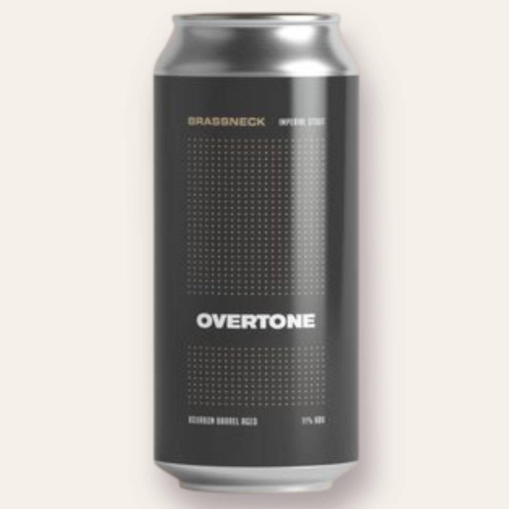 A 440ml Canof Beer from Overtone - Brassneck | Imperial Stout - available from Grunting Growler Craft Beer)
