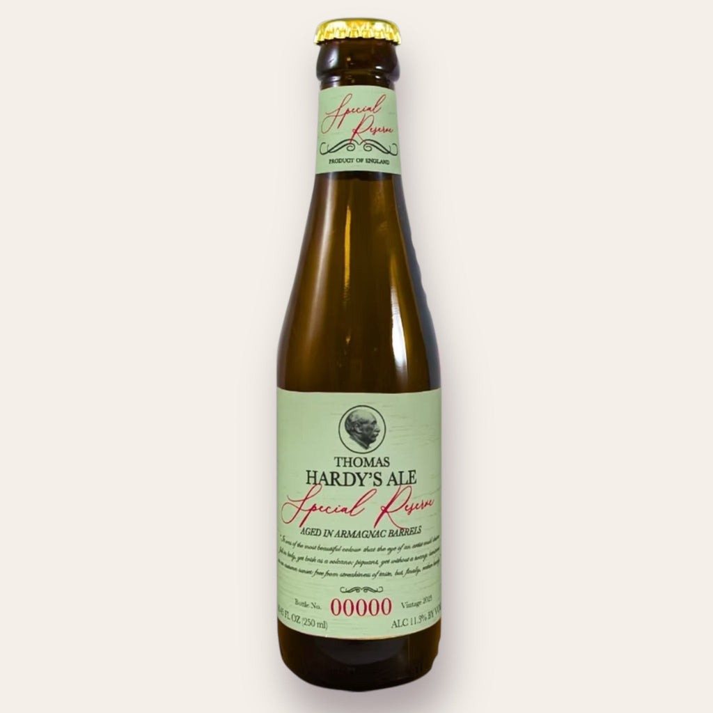 A 250ml Bottleof Beer from Thomas Hardy - Reserve | Barley Wine - available from Grunting Growler Craft Beer)