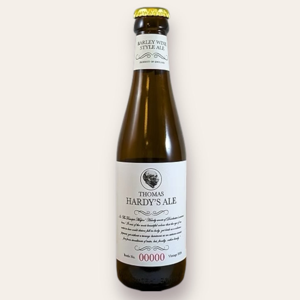 A 250ml Bottleof Beer from Thomas Hardy - Historical | Barley Wine - available from Grunting Growler Craft Beer)