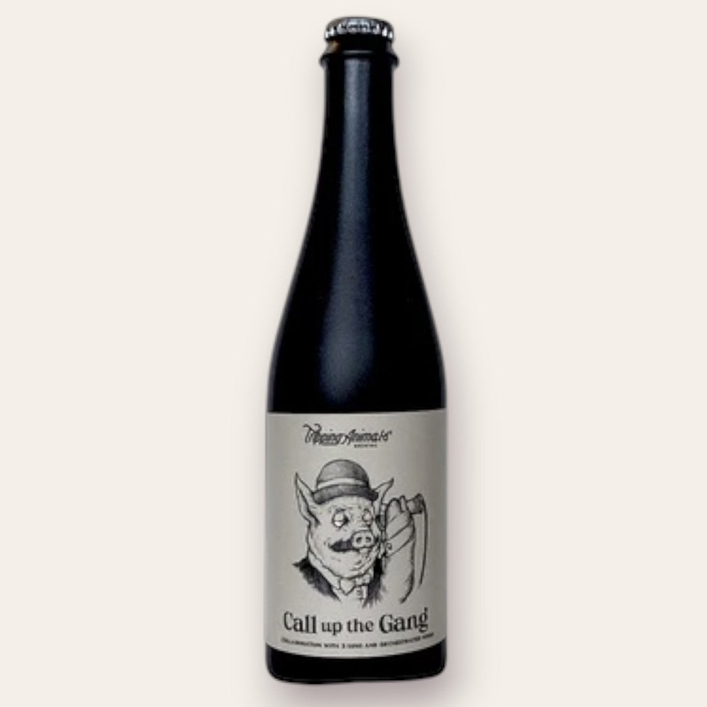A 500ml Bottleof Beer from Tripping Animals - Call In The Gang | Imperial Stout - available from Grunting Growler Craft Beer)