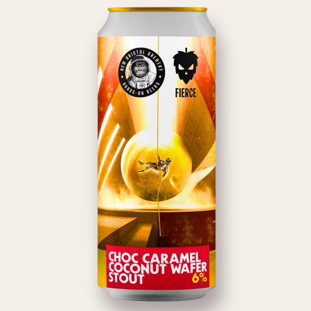 A 440ml Canof Beer from New Bristol - Choco Caramel Coconut Wafer | Pastry Stout - available from Grunting Growler Craft Beer)