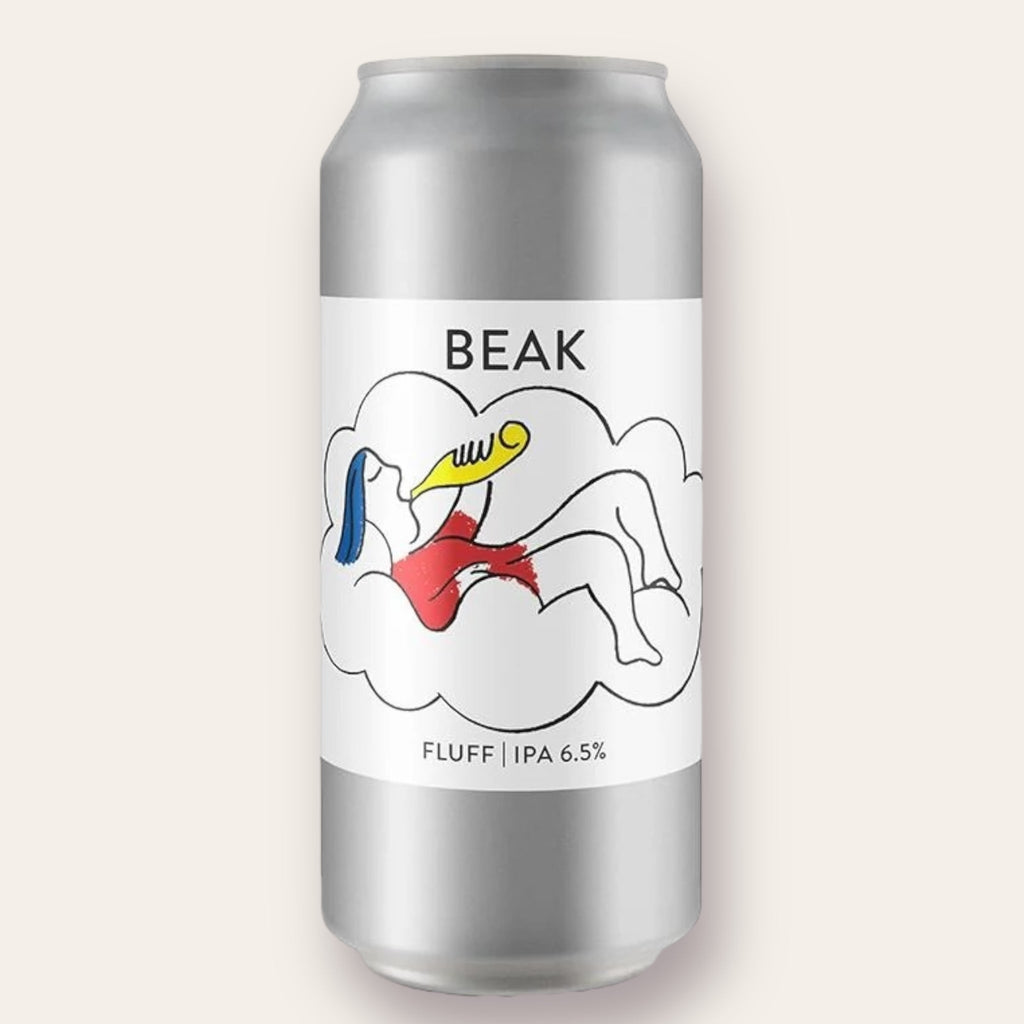 A 440ml Canof Beer from Beak - Fluff | New England IPA - available from Grunting Growler Craft Beer)
