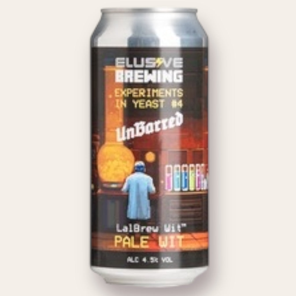 A 440ml Canof Beer from Elusive Brewing - Experiments in Yeast #4  | Wit Beer - available from Grunting Growler Craft Beer)