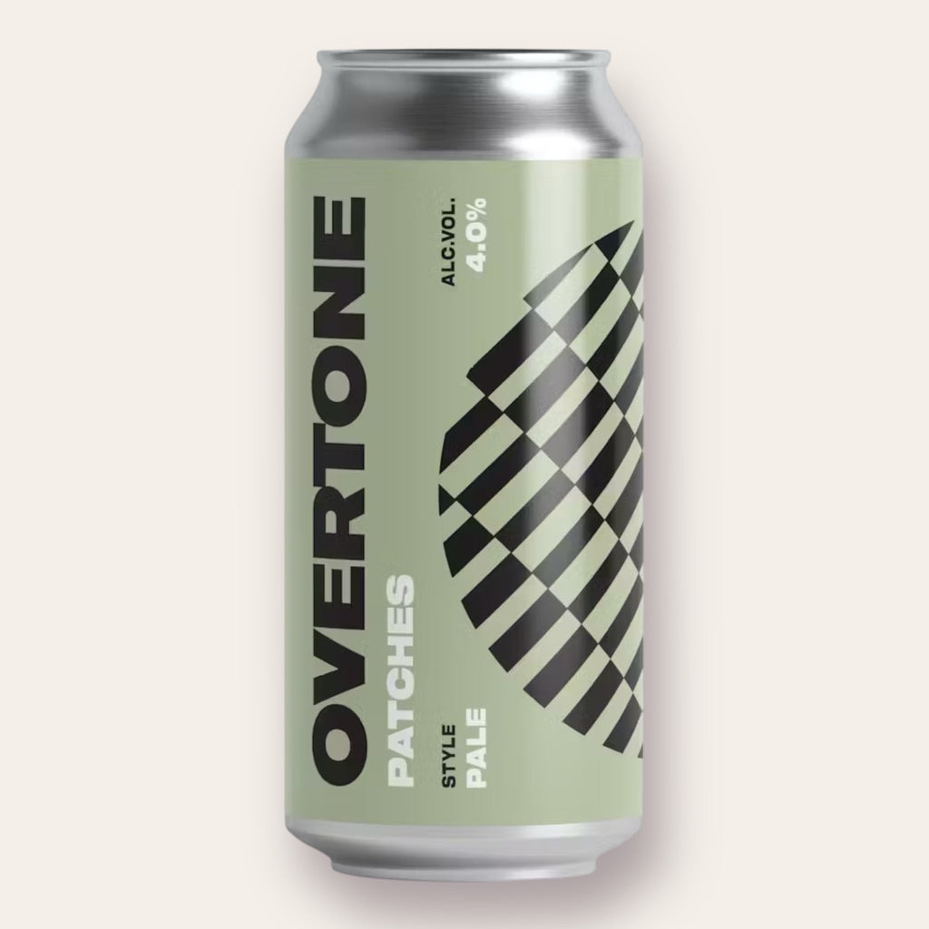 A 440ml Canof Beer from Overtone - Patches | Pale Ale - available from Grunting Growler Craft Beer)