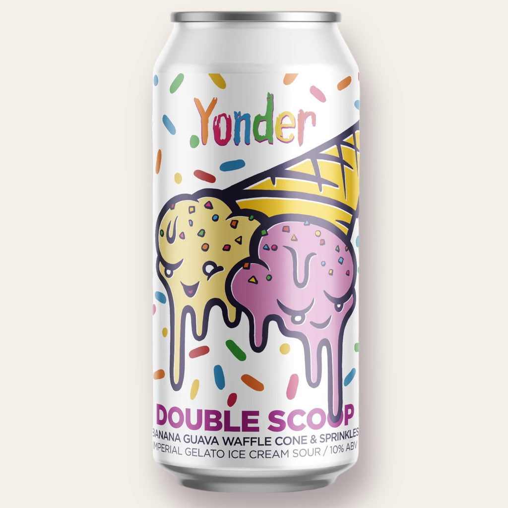 Buy Yonder - Double Scoop Banana Guava Waffle Cone & Sprinkles | Free Delivery