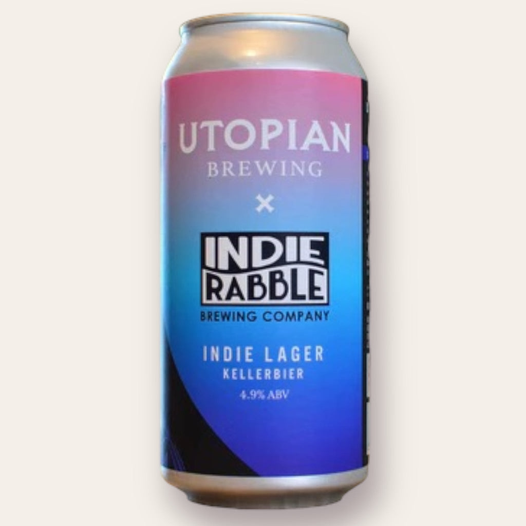 Buy Utopian - Indie Lager (collab Indie Rabble) | Free Delivery