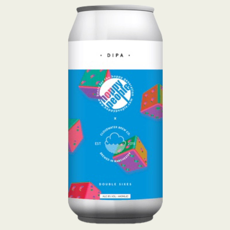 Buy Cloudwater - Double Sixes (Hoppy People Collab) | Free Delivery