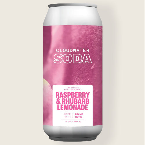 Buy Cloudwater Brew Co - Raspberry & Rhubarb Lemonade Soda | Free Delivery