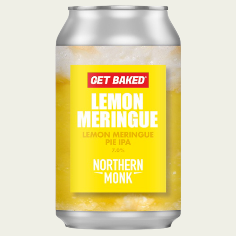 Buy Northern Monk x Get Baked Lemon Meringue - Lemon Meringue IPA | Free Delivery