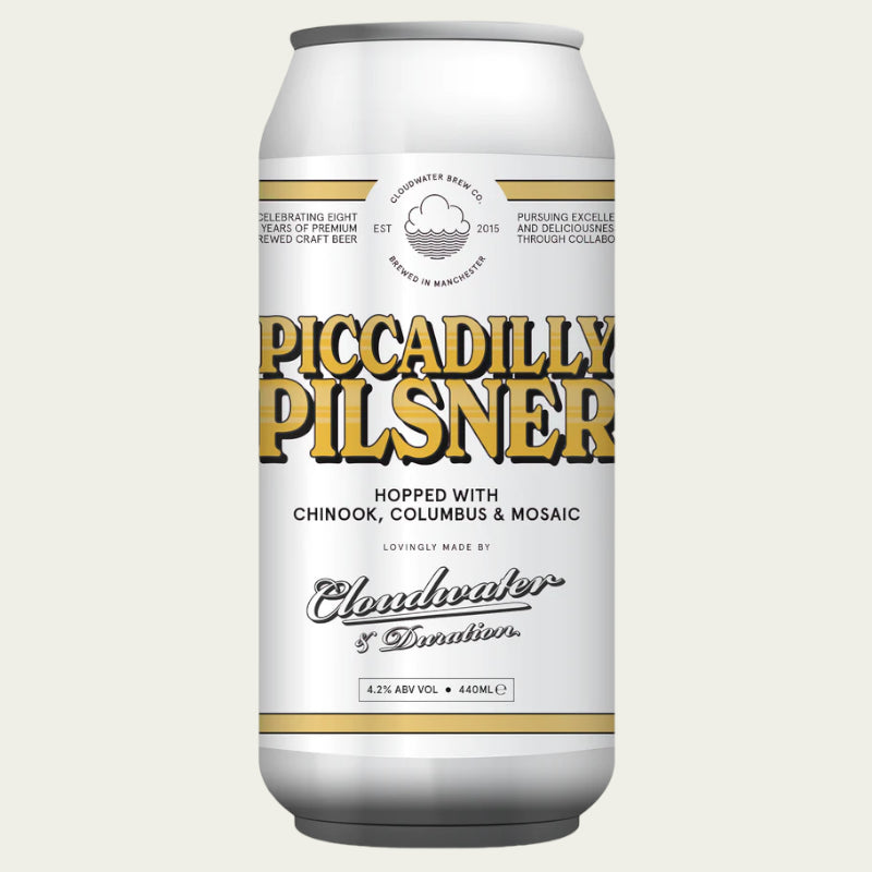 Buy Cloudwater - Piccadilly Pilsner (Duration collab) | Free Delivery