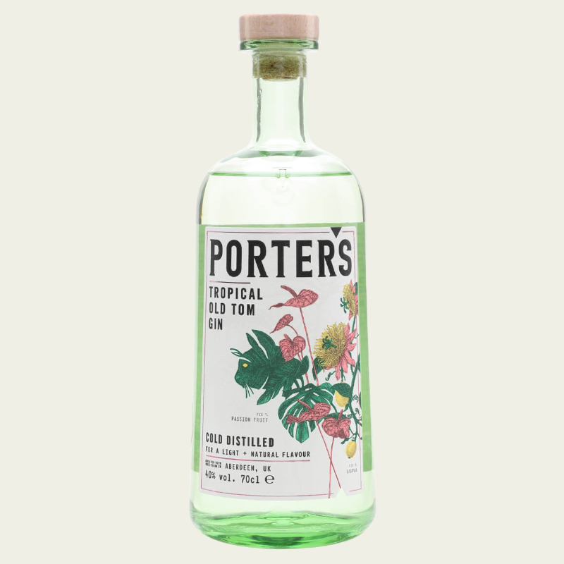 Buy Porter's Gin - Tropical Old Tom Gin | Free Delivery